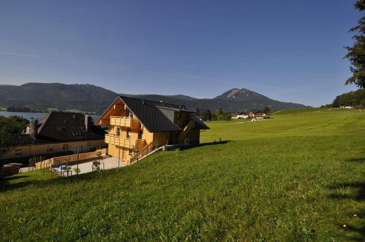 Ferienwohnungen Holzidylle Saint Wolfgang Dış mekan fotoğraf